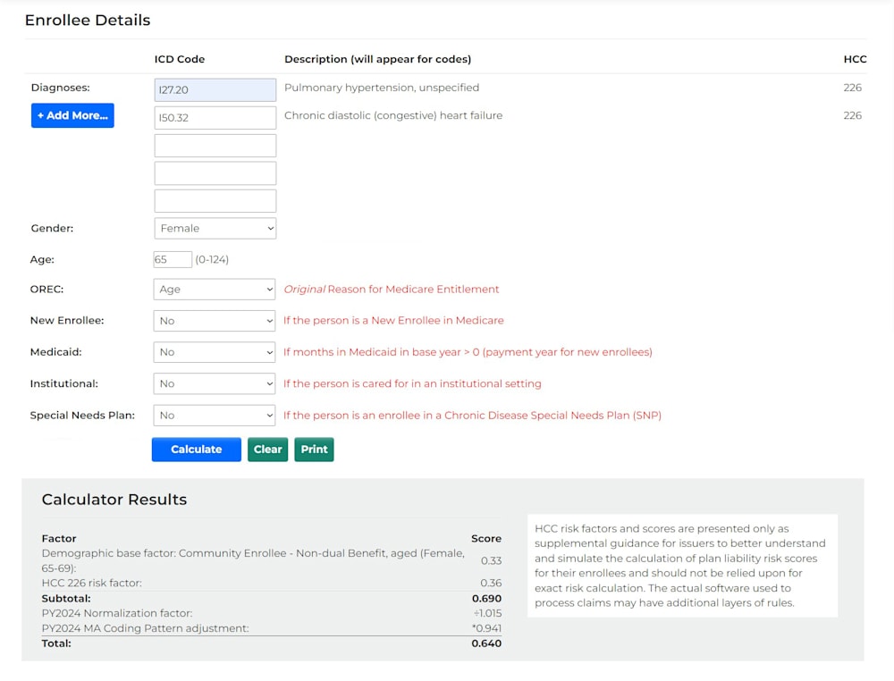 hcc calculator new