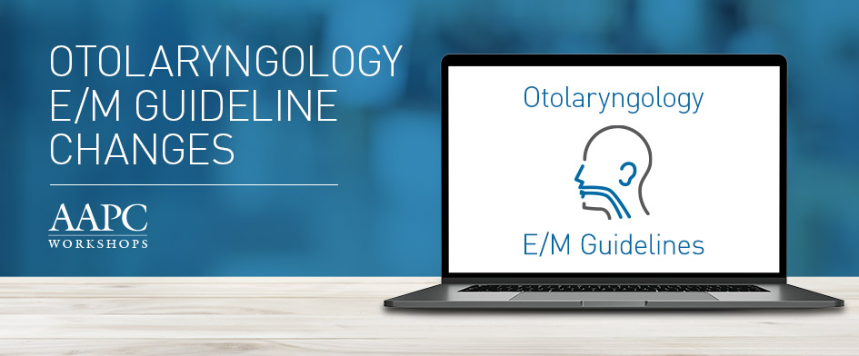 Otolaryngology E/M guidelines change workshop 