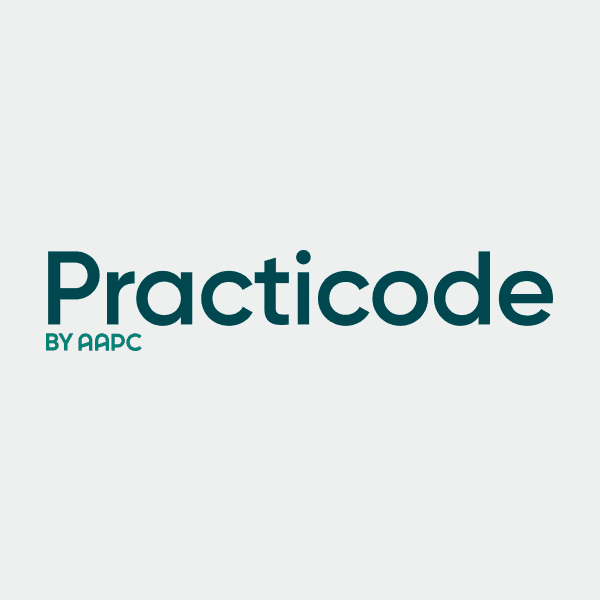 Practicode logo card